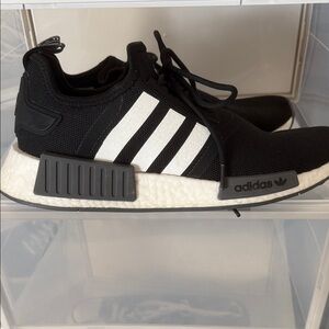 Adidas NMD R1 Black and White Shoes